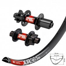 DT Swiss XR361 wheelset with DT Swiss IS hubs